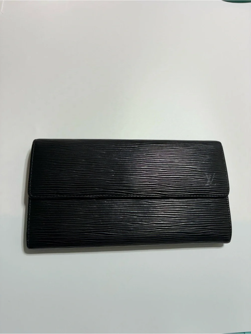 Louis Vuitton Black Epi Leather Continental Wallet